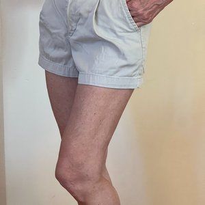 Old Navy Khaki Pleated Shorts Size 1